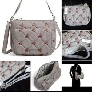 New Vera Bradley Denim Carson Convertible Crossbody